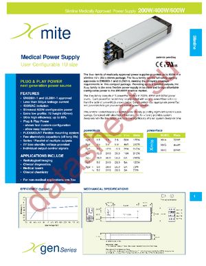 XMA-00 datasheet  